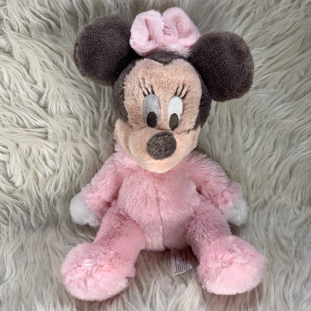 🟣2/$25 Disney Parks Soft Minnie Mouse Plush Lovey